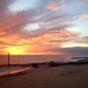 Sunrise at the beach